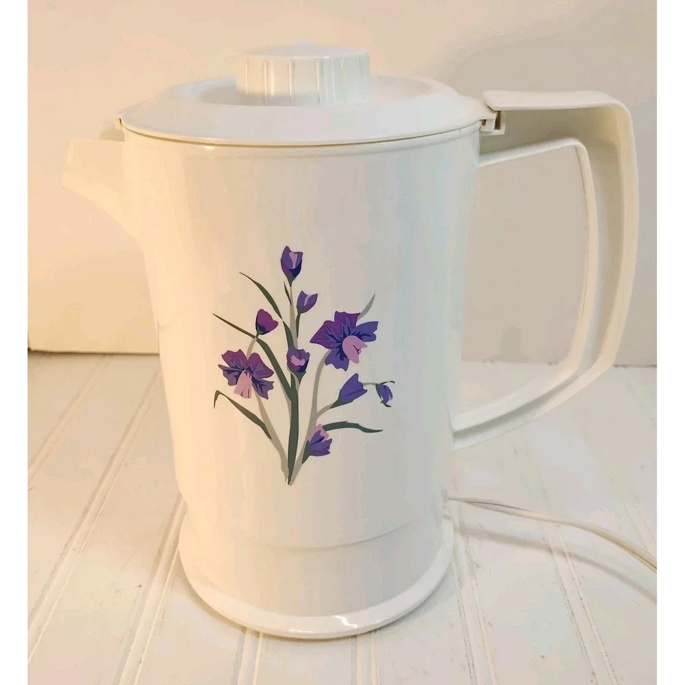 VTG Regal Poly Perk IRIS 7500 Electric Percolator Coffee Pot Maker 10 Cup Auto